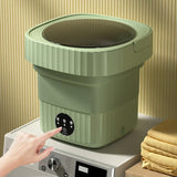 6L Portable Foldable Washing Machine Mini Underwear Sock