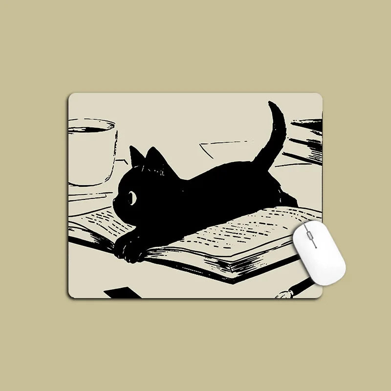 Mouse Mat Cat Mause Pad Cute Cartoon Gaming
