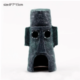 Cartoon Fish Tank Decor Figures Ornaments Simulation Resin