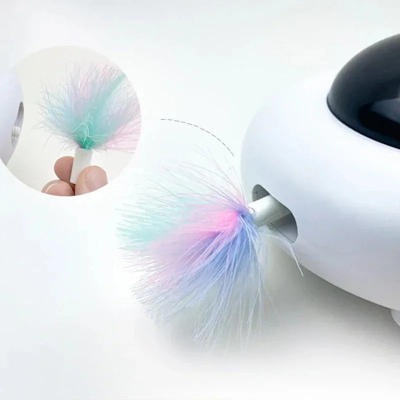 Cat Toy Smart Teaser UFO Pet Turntable Catching