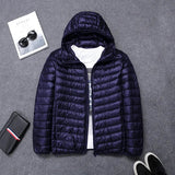 2024 new upscale men's white duck down jacket