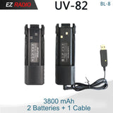 Baofeng UV 82 Battery BL-8 Walkie Talkies Ham