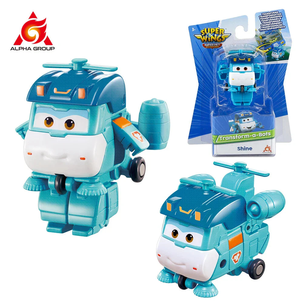 Super Wings Mini Transforming Shine 2 Inches Transform