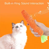 Carrot Shaped Paper Ropes Weave Pet Toy Chew