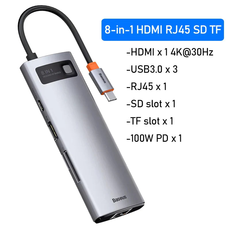 Baseus USB C HUB USB 3.0 3 0