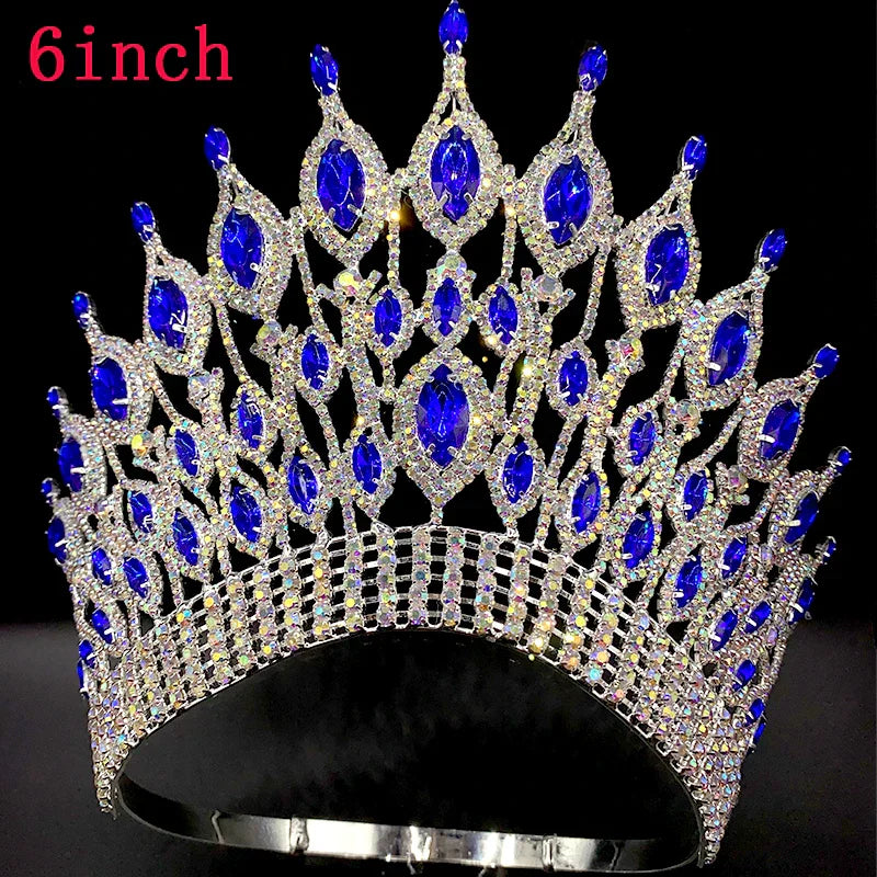 Miss Universe Wedding Crown Queen Rhinestone Tiara Party