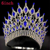 Miss Universe Wedding Crown Queen Rhinestone Tiara Party