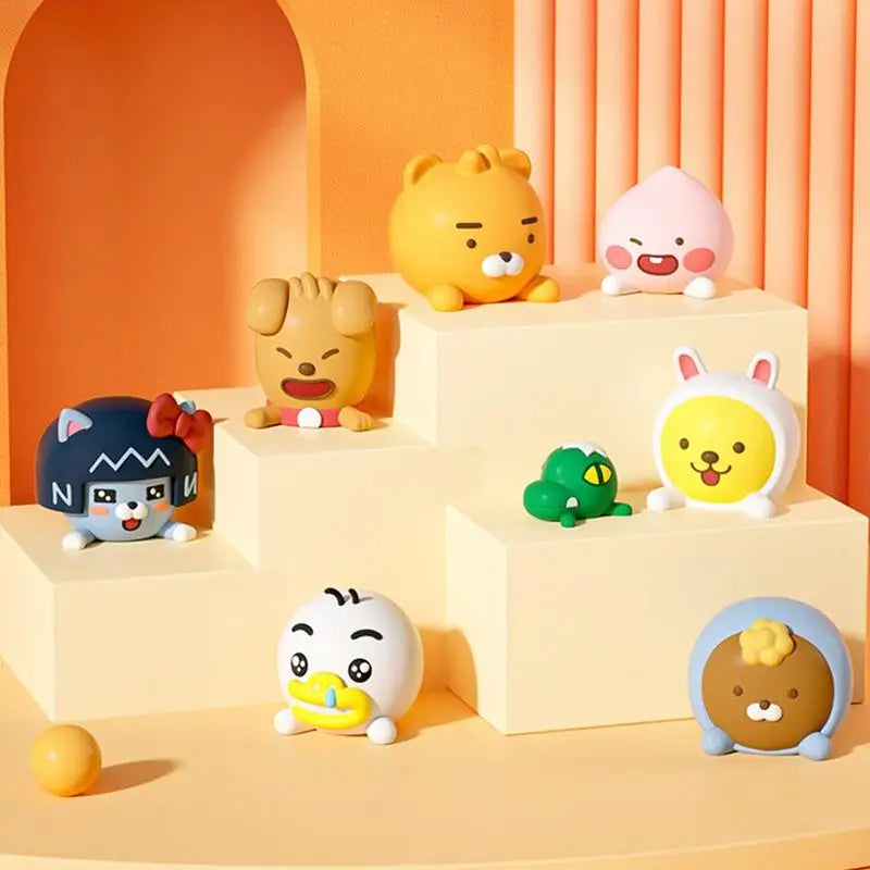 Kakaofriends Figurine Car Ornaments Car Center Console Dashboard