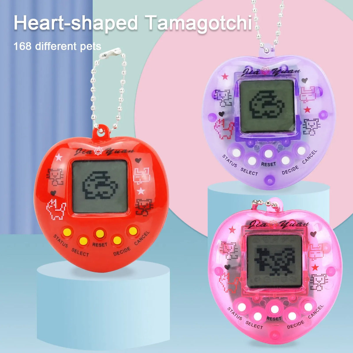 Electronic Pet Machine Handheld Game Machine Black And