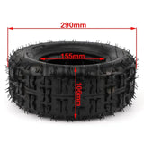 Front 4.10-6 Rear 13X5.00-6 inch hub tires Snow plow tires Butterfly tires 13*5.00-6 inch beach tires