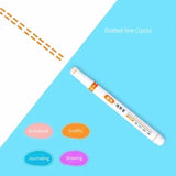 1/6Pcs/set Kawaii Flowers Line Shaped Highlighter Pens Roller