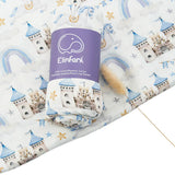 Elinfant Digital Print Muslin Swaddle Blanket Bamboo Cotton