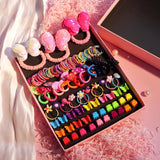 1Set Box Sequins Cute Butterfly Hair Bands For