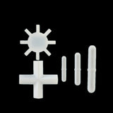 5 Pcs PTFE Magnetic Stirrer Stir Bar/Spin Bar