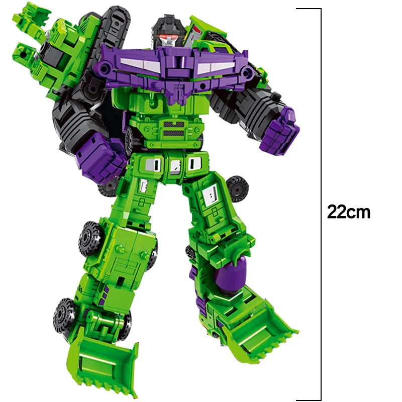 Transformation 6 in 1 Model MINI Devastator 22CM