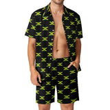 Jamaican Flag Men Sets Jamaica Cushion Aesthetic Casual