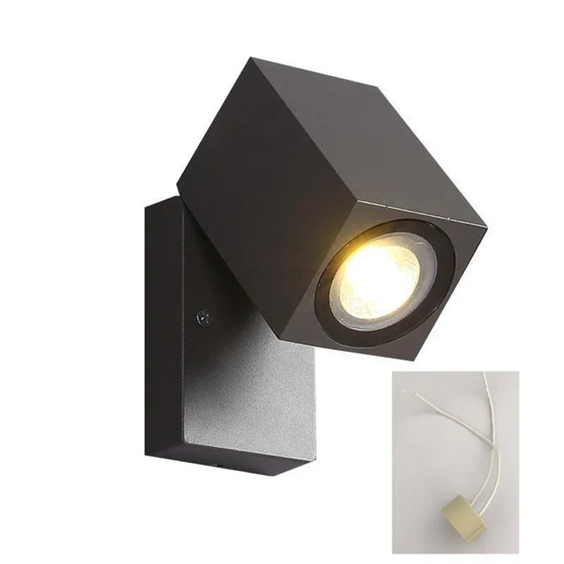 LED Outdoor Wall Lamps Adjustable Fold Lighting Fixture