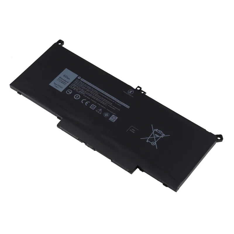 7000Mah 7480 7490 Battery F3YGT Laptop Battery for