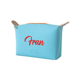 Professional Custom Embroidery PU Makeup Bag Portable Waterproof