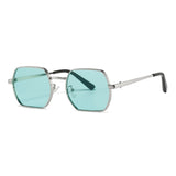 CATERSIDE Punk Polygon Classic Sunglasses Men Women Retro