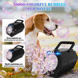 Bubble Machine Upgrade Bubble Blower, 50000+ Bubbles Per