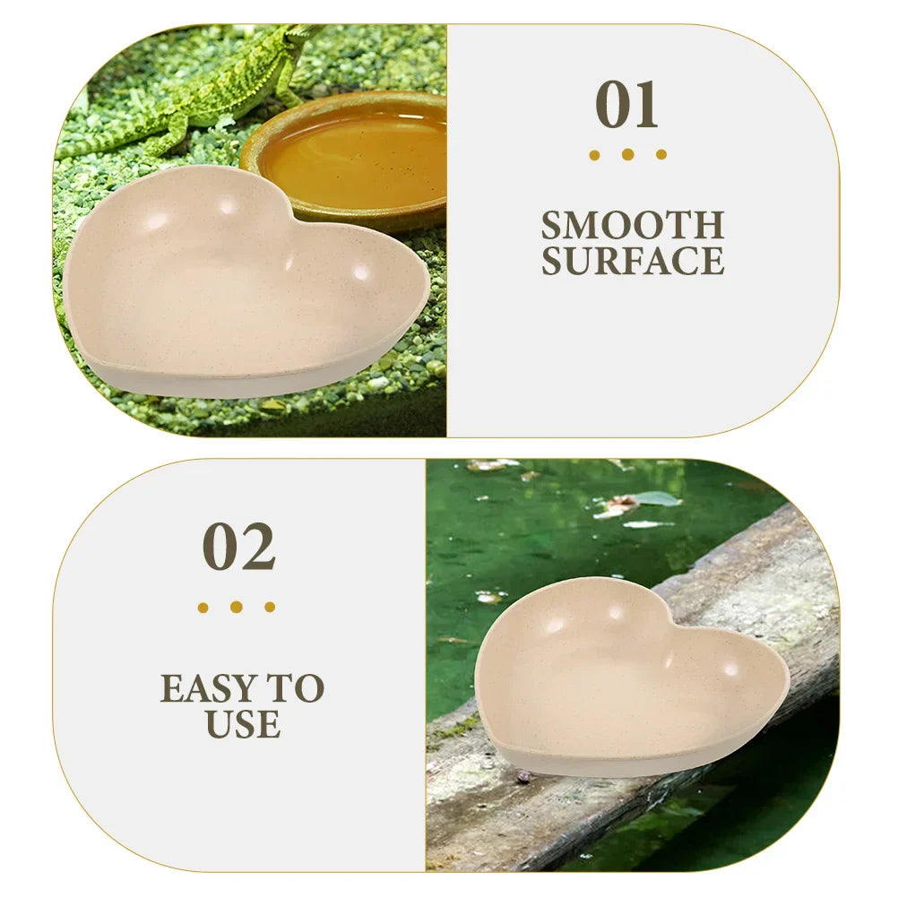 10 Pcs Hermit Crab Food Plate Reptile Water