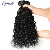 Elfriede Natural Black Water Wave Bundles with Frontal