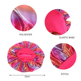 New Women's Laser Satin Bonnet Night Sleep Hat