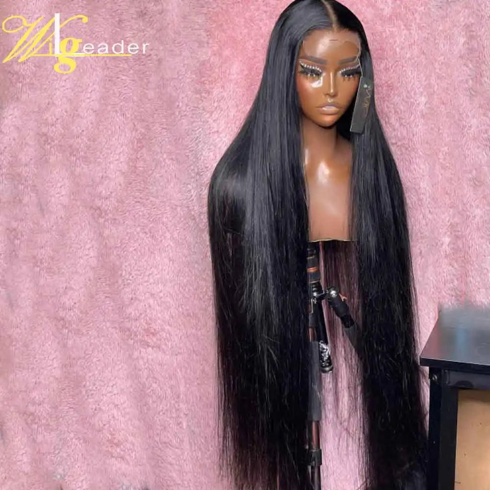 Jet Black 34'' Remy Human Hair HD Lace