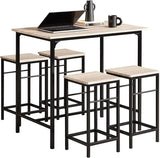 Haotian Bar Set-1 Bar Table and 4 Stools,