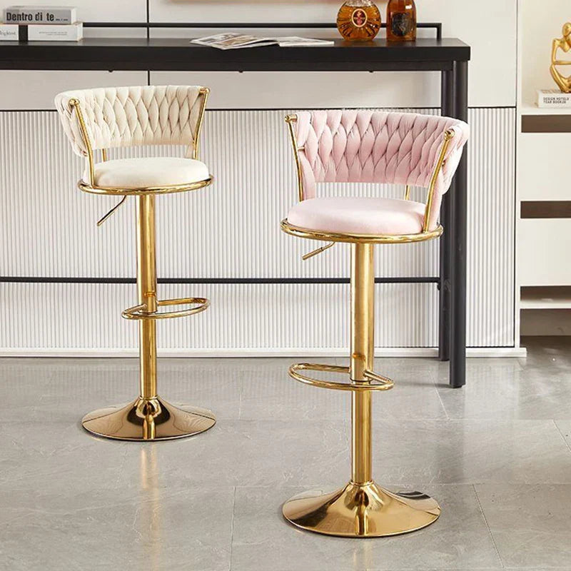 Home Commercial Swivel Lifting High Bar Chair Nordic