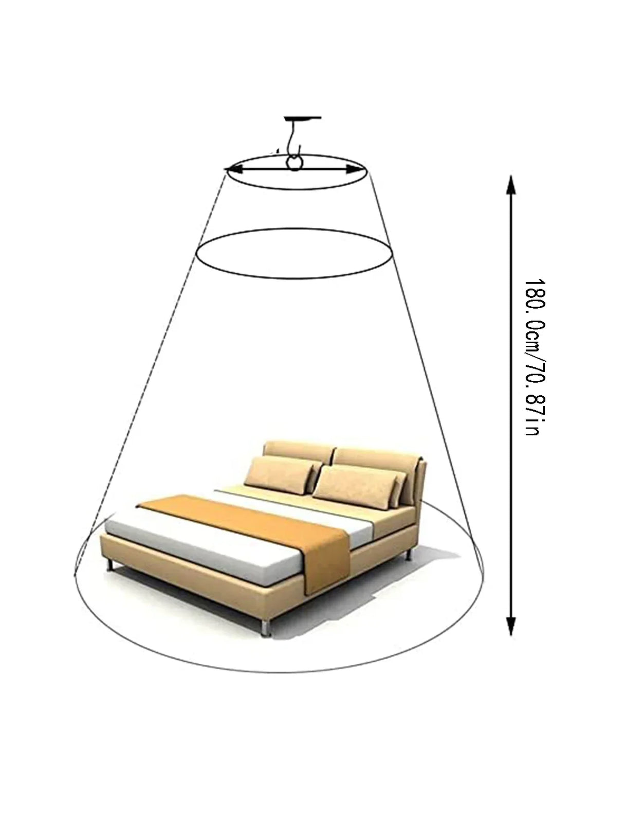 New crypto dome mosquito net Summer hanging Dome
