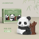 Mini 3D Animal Huahua Panda Building Blocks Model