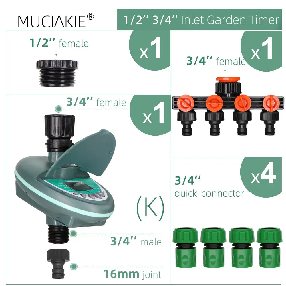 Garden Automatic Watering Timer Smart Home Programming Watering