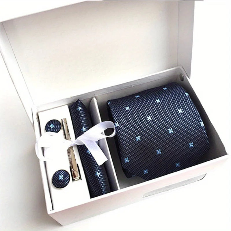 Men's Tie Gift Box 3 Piece Of Sets