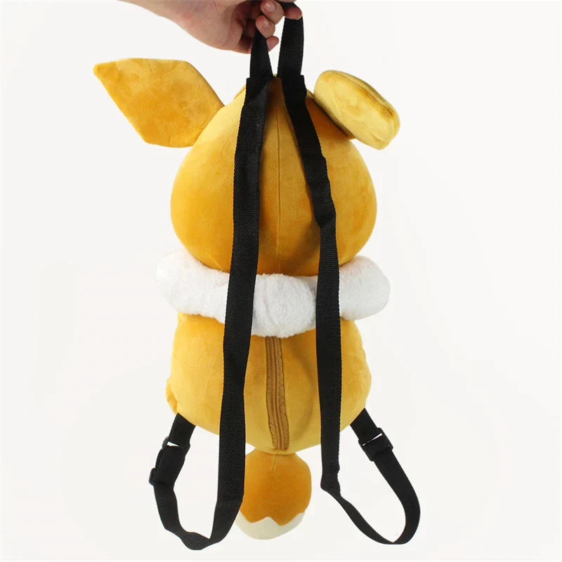 Cute Pokemon Eevee Backpack Kawaii Plush Bag Schoolbag