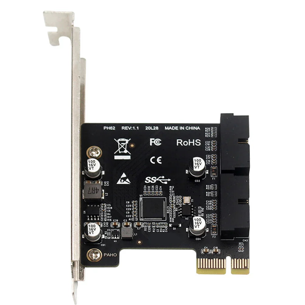 USB 3.0 PCI-E Expansion Card 19Pin 20Pin Header