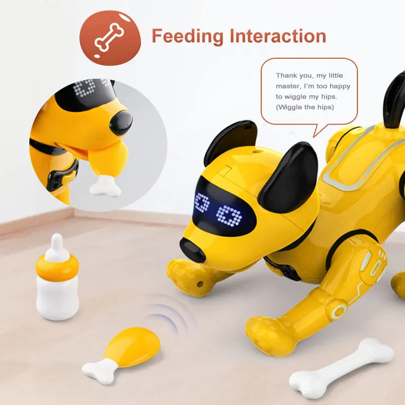 Funny RC Robot Electronic Dog Stunt Dog Voice