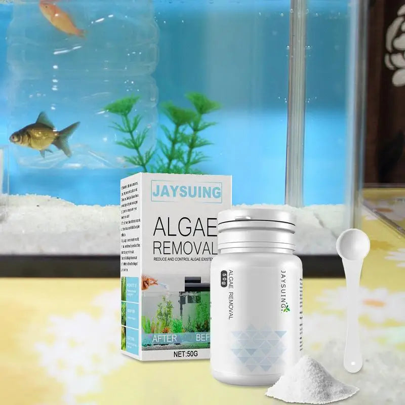 50g Fish Tank Cleaning Powder Algae Removal Agent