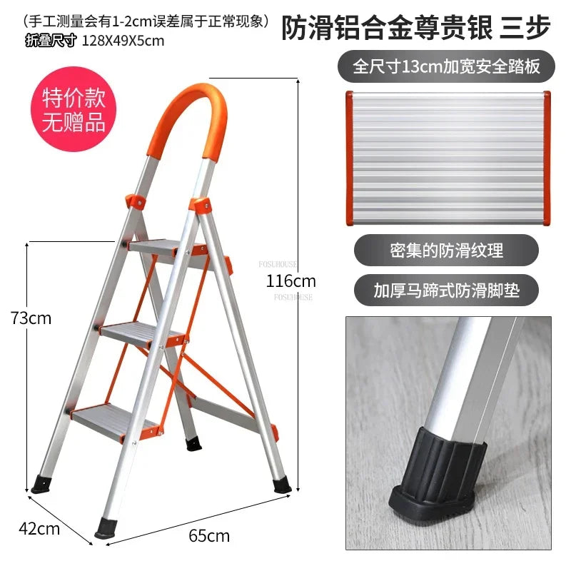 Home Indoor Portable Stairs Modern Telescopic Step Stools