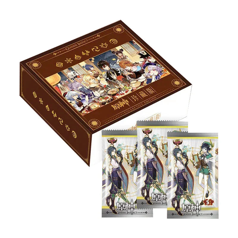 Genshin Impact Cards Anime TCG Game Collection Pack