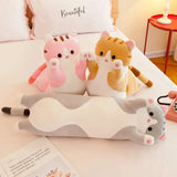 50-130CM Plush Toys Cute Animal Cat Creative Long