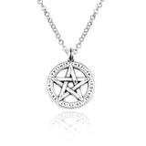 Movie Supernatural Dean Leather Rope Coppery Pendant Necklace
