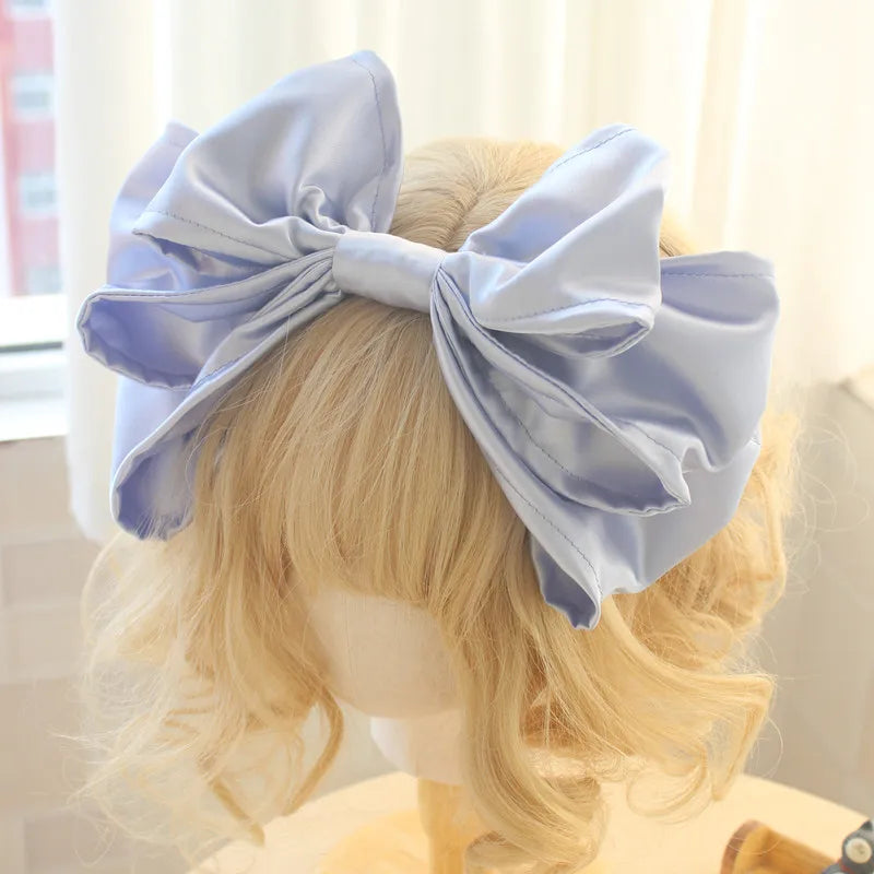 Lolita Handmade Cute Headwear Girls Oversized Bow Headband