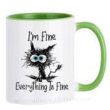 Kitten Cat Coffee Mugs Ceramic Tea Cups Creative