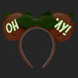 Disney Mickey Mouse Ear Headband Green Mermaid Hair