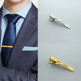 Personalized Engraved Tie ClipCufflinks for Men Customized DIY