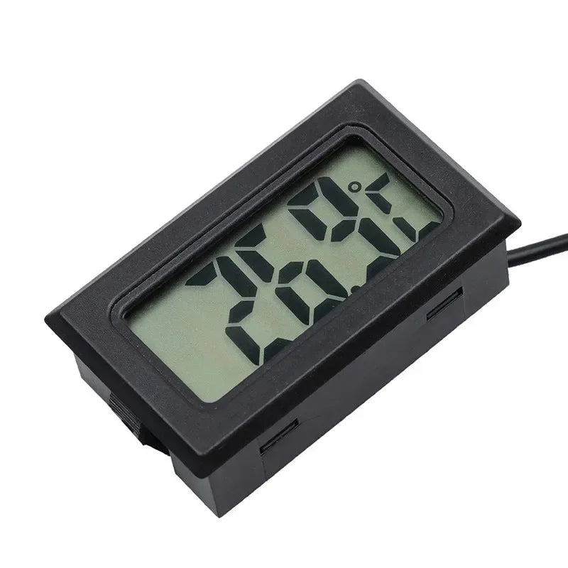 Mini Temperature Sensor LCD Car Digital Thermometer Hygrometer