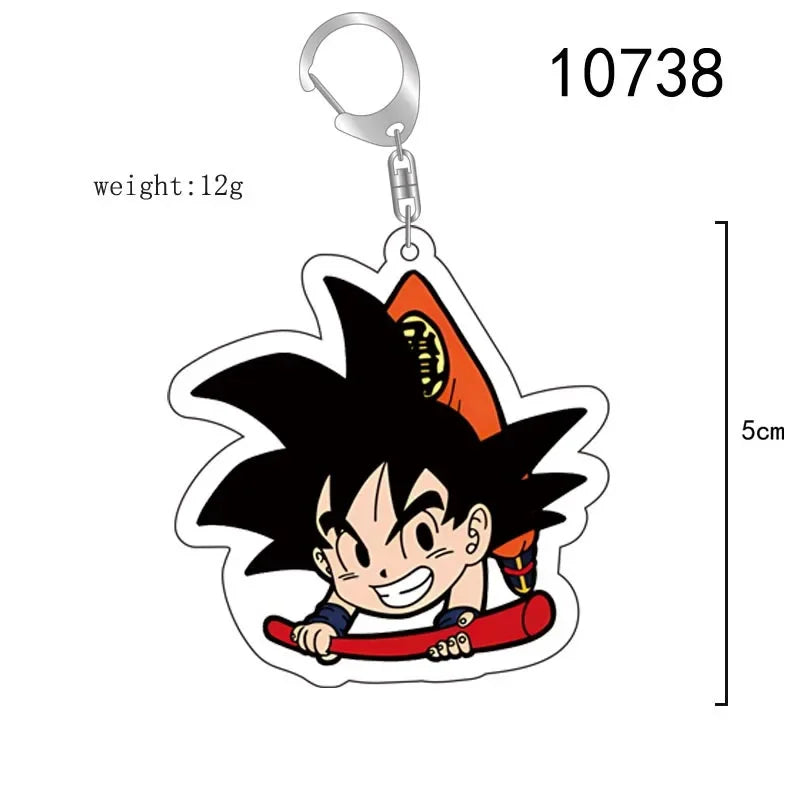 Anime TV Dragon Z Super Saiyan Acrylic Pendant