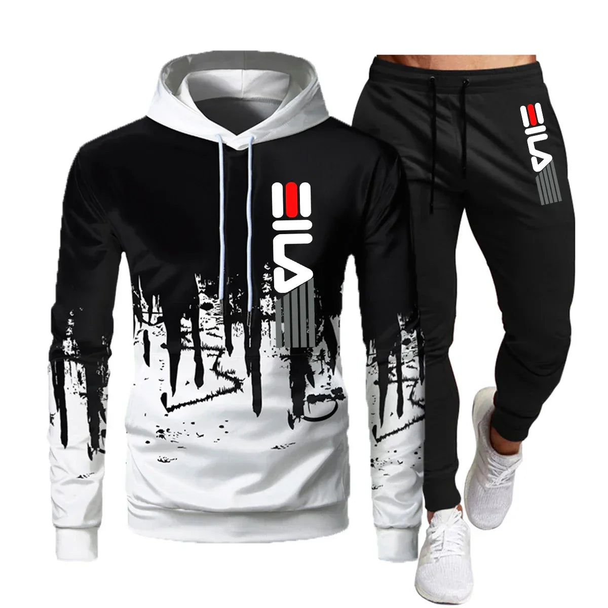 2023 Brand Autumn and Winter Hoodie Suit Men's